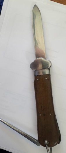 VINTAGE 1937 PAUL WEYERSBERG MODEL 1 FALLSCHIRMJÄGER “Luftwaffe Gravity Knife