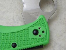 Spyderco Seki Japan LC200N Pacific Salt 2 Green Lockback Knife NIB