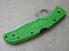 Spyderco Seki Japan LC200N Pacific Salt 2 Green Lockback Knife NIB