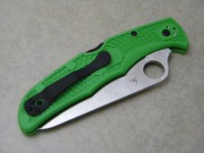Spyderco Seki Japan LC200N Pacific Salt 2 Green Lockback Knife NIB