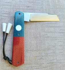 Vincenzo Balistreri 44 Magnum White Wolf..44 shield..red/white/blue Micart..bead..Filework..Coa/Slip