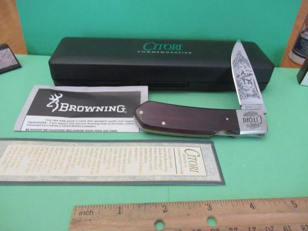 Browning Citori Limited edition 1 of 3000 Knives Front Lock Cocobolo Handle