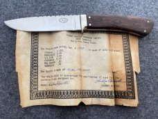 Chubby Hueske Custom Drop Point Hunter