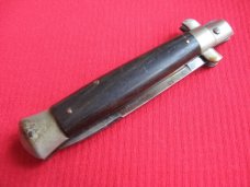 Vintage 1960's Italian Button Open Button Close 8" Stiletto Switchblade Knife