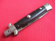 Vintage 1960's Italian Button Open Button Close 8" Stiletto Switchblade Knife