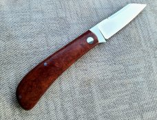 JTaber Russian Rag Micarta Wombat..Cpm154..DOB..8/2021...Jason's Signature pattern..coa & pouch