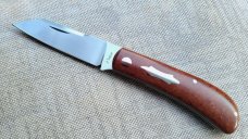 JTaber Russian Rag Micarta WombatCpm154DOB82021Jasons Signature patterncoa amp pouch