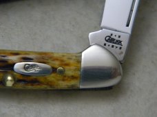 Case XX USA 8 Dot 62132 Peachseed Bone Mini Canoe Knife NIB