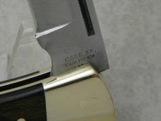 Case XX USA 1970's Wood P159 Hammerhead Lockback Knife NIB w/Pouch