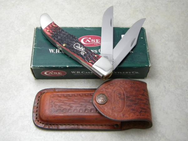 Case XX USA 2001 Bone Silver Script 6265 Folding Hunter Knife NIB w/Leather Pouch Case XX USA 2001 Bone Silver Script 6265 Folding Hunter Knife NIB w/Leather Pouch