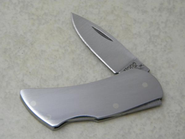 Zippo--Made by Case Small Metal Lockback Knife 