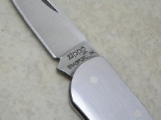 Zippo--Made by Case Small Metal Lockback Knife 