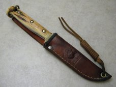 Puma Germany Stag 6397 Hunter's Pal Sheath Knife c.1966