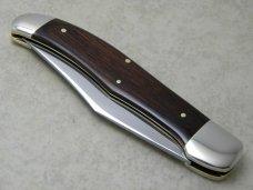Queen Steel USA Wood 1993 Folding Hunter Knife NIB