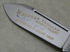 Case Bros. Bradford PA "Western IN Knife Club" 3 of 12 Elephant Toe Knife NIB