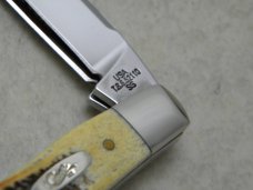 Case XX USA 2004 Bone Stag T.B. 6.52110 (Signed by T.B.) Saddlehorn Knife NIB