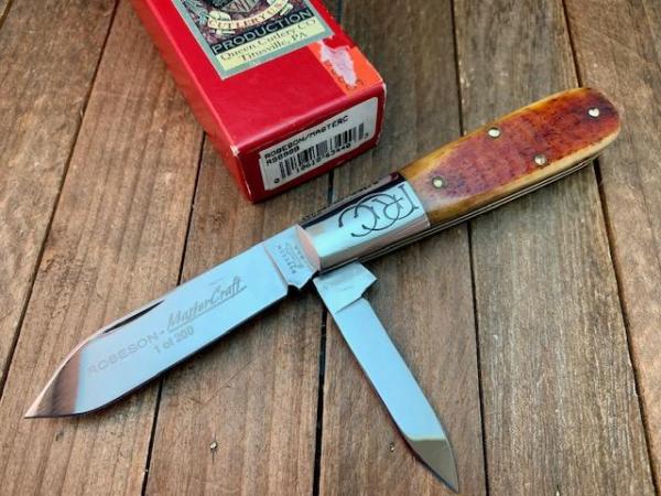 Robeson by Queen Barlow Amber Saw Cut Jigged Bone 1 of 200 Robeson by Queen Barlow Amber Saw Cut Jigged Bone 1 of 200