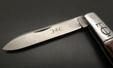 Great Eastern Cutlery #15 TC Ancient Barlow Muscadine Sawcut Bone SFO Charlie Campagna GEC 15X118