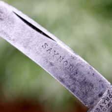 Saynor pruning knife from Cooke & Ridal, Sheffield UK. Stag handles. 135 year old.