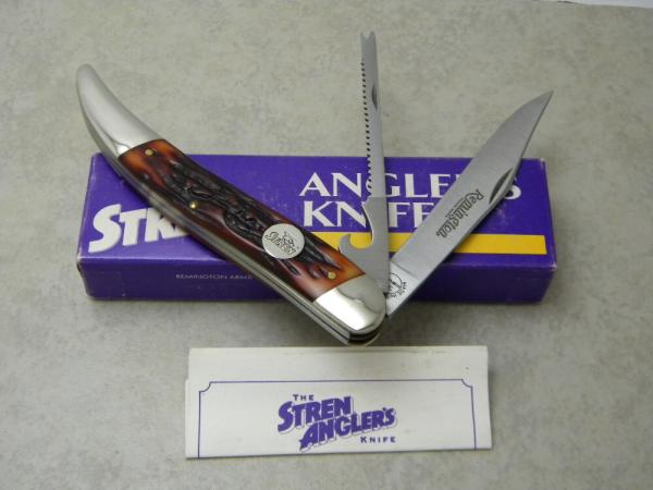 Remington USA "The Stren Angler's Knife" LMTD ED 2 Blade Fish Knife - NIB Remington USA "The Stren Angler's Knife" LMTD ED 2 Blade Fish Knife - NIB
