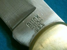 CUSTOM 4 DOT BUCK 110 USA LOCKBACK FOLDING HUNTER POCKET KNIFE KNIVES RED BLUE STONE GOLD TURQUOISE