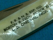 VINTAGE IMPERIAL PROV USA ADVERTISING AD EQUAL END CIGAR FOLDING POCKET KNIFE KNIVES OLD