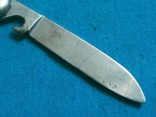 VINTAGE TRICKLOCK TRICK LOCK FOLDING POCKET EQUAL END ADVERTISING CIGAR PEN JACK KNIFE KNIVES OLD AD