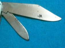 VINTAGE 2 BLADE USA EQUAL END CIGAR JACK FOLDING POCKET KNIFE KNIVES OLD