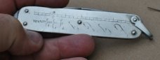 Fred Shaw Fly Fishing Knife 7 Functions Ulster Blade Nickel Frame Tight Loud II 42 Stamped In Frame