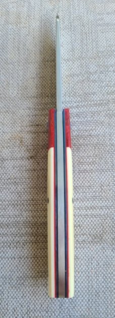 Johan Ellis Gunstock..4",Warthog Tusk Ivory with Karellian bols ...G10 and titanium frame...Rwl34 