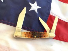 Case xx Whittler w Molasses Bone Handles & Fancy Scroll Bolsters & Limited Edition etch -MDL#6383