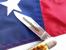 Case xx Whittler w Molasses Bone Handles & Fancy Scroll Bolsters & Limited Edition etch -MDL#6383