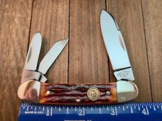 Canal Street Cutlery Cannitler Amber Carved Stag Bone D2 2012