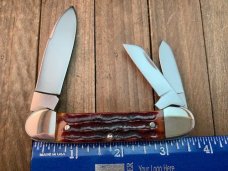 Canal Street Cutlery Cannitler Amber Carved Stag Bone D2 2012