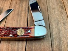 Canal Street Cutlery Cannitler Amber Carved Stag Bone D2 2012