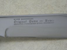 Puma Germany Stag 6396 Bowie Fixed Blade Sheath Knife in Box c.1973