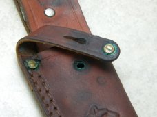 Puma Germany Stag 6396 Bowie Fixed Blade Sheath Knife in Box c.1973