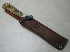 Puma Germany Stag 6396 Bowie Fixed Blade Sheath Knife in Box c.1973