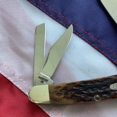 Case xx 1993 Whittler W/ Pretty Brown Bone Handle -mdl#  -PS06347 SS -NOS