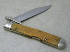 Case Classic 1990's Jigged Bone 61011 1/2 Cheetah Swing Guard Lockback Knife in Box
