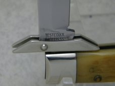 Case Classic 1990's Jigged Bone 61011 1/2 Cheetah Swing Guard Lockback Knife in Box