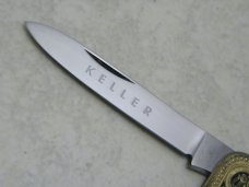 Aug. Muller Sohne Solingen Germany Keller Etch Toledo Lobster Knife