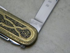 Aug. Muller Sohne Solingen Germany Keller Etch Toledo Lobster Knife