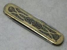 Aug. Muller Sohne Solingen Germany Keller Etch Toledo Lobster Knife