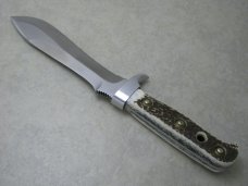 Puma Germany Stag 6375 White Hunter Fixed Blade Sheath Knife in Box c.2007