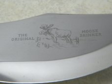 Queen Steel USA No 399 Gamekeeper Moose Skinner Micarta Fixed Blade Sheath Knife in Box