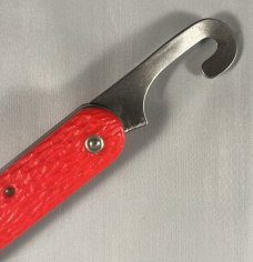 Camillus 1970s U.S. Military Air Crew Parachute Shroud Cutter/Autoknife, Orange Composite Handles 