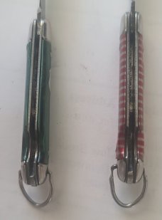 VINTAGE 1956-1988 IMPERIAL 2" TIN CAP MINI KNIVES 3.5" FULLY OPEN FOB POCKET KNIFE's