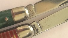 VINTAGE 1956-1988 IMPERIAL 2" TIN CAP MINI KNIVES 3.5" FULLY OPEN FOB POCKET KNIFE's