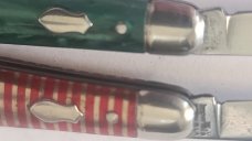 VINTAGE 1956-1988 IMPERIAL 2" TIN CAP MINI KNIVES 3.5" FULLY OPEN FOB POCKET KNIFE's
